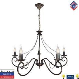 Люстра Петрасвет S1236-5, 5хЕ14 макс, 60Вт