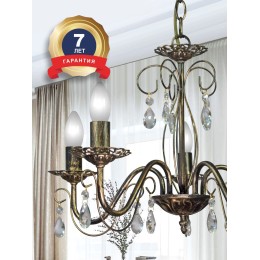 Люстра Петрасвет S1154-5, 5хЕ14 макс, 60Вт
