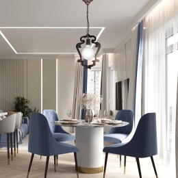 Люстра Петрасвет S1286-1, 1хЕ27 макс, 100Вт