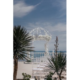 Свадебная арка металлическая Петрасвет S4030