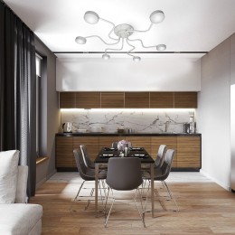 Люстра Петрасвет S2442-6, 6хGX53 макс, 20Вт