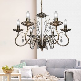 Люстра Петрасвет S1036-6, 6хЕ14 макс, 60Вт