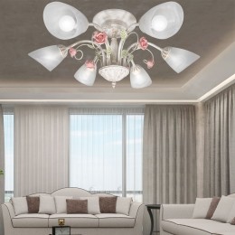 Люстра Петрасвет S2218-6, 6хЕ14 макс, 60Вт