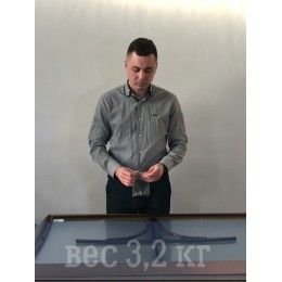 Козырёк над дверью Петрасвет S4025 Коричневый усиленный