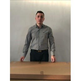 Козырёк над дверью Петрасвет S4025 Коричневый усиленный