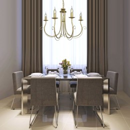 Люстра Петрасвет S1227-5, 5хЕ14 макс, 60Вт