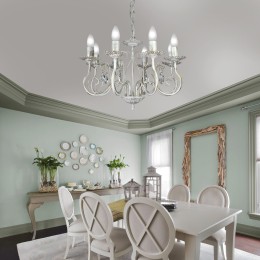 Люстра Петрасвет S1161-8, 8хЕ14 макс, 60Вт