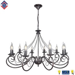 Люстра Петрасвет S1267-10, 10хЕ14 макс, 60Вт