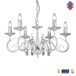 Люстра Петрасвет S1164-6, 6хЕ14 макс, 60Вт