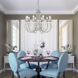 Люстра Петрасвет S1063-10, 10хЕ14 макс, 60Вт