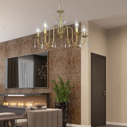 Люстра Петрасвет S1255-5, 5хЕ14 макс, 60Вт