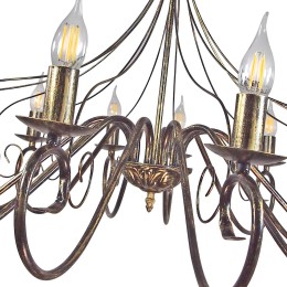 Люстра Петрасвет S1236-12, 12хЕ14 макс, 60Вт