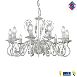 Люстра Петрасвет S1163-12, 12хЕ14 макс, 60Вт