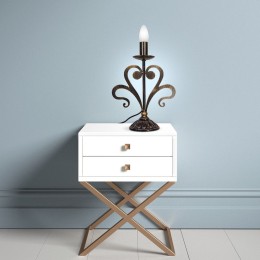 Настольная лампа Петрасвет S5111-1, 1хЕ14 макс, 60Вт